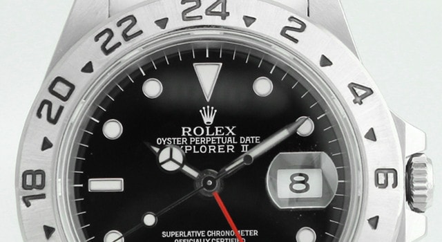 ロレックスのベゼルの数字の色が消えてしまった時計